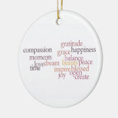 Joy en Gratitude Ornament (Links)