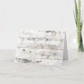 Joy en Pine met de Moderne Rustige Zaken van de Lo Feestdagen Kaart (Achterkant)