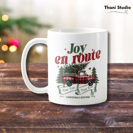 Joy en route Christmas Begins Truck & X-Mas Tree Koffiemok