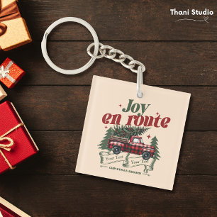 Joy en route Christmas Begins Truck & X-Mas Tree Sleutelhanger