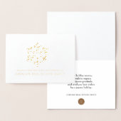 Joy en Snowflake | Vakantie Groeten Folie Kaarten (Display)