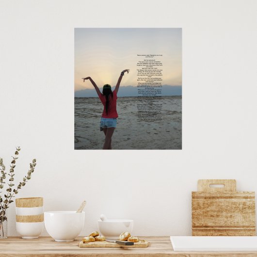 Joy en Sorrow van Kahlil Gibran Poster (Keuken)