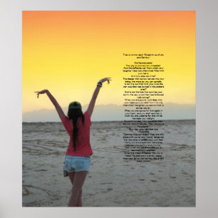 Joy en Sorrow van Kahlil Gibran Poster