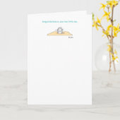 JOY EN WONDER New Baby Kaart (Gele Bloem)