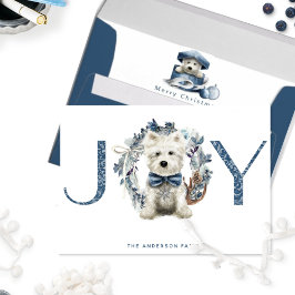 JOY, feestdag met luidop, kerst Kaart