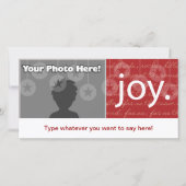 "Joy" Feestdagenkaart (Voorkant)