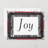 Joy! Feestdagenkaart (Voorkant / Achterkant)