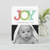 JOY Feyfotokaart Feestdagenkaart (Staand voorkant)