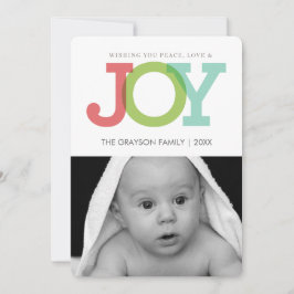 JOY Feyfotokaart Feestdagenkaart