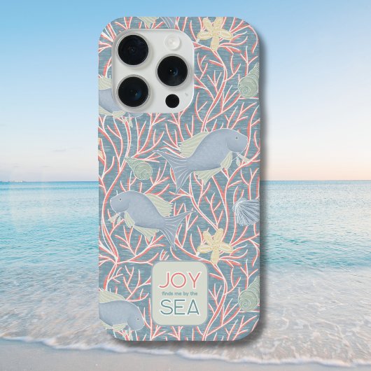 Joy Finds Me By The Sea – Boho Beach  iPhone Hoesje