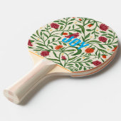 JOY Floral Ping Pong Paddle Tafeltennisbatje (Voorkant Gekanteld)