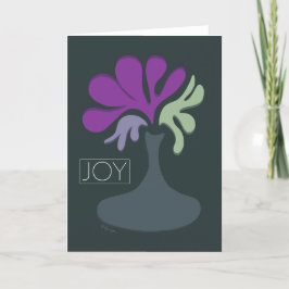 Joy - Floral Wenskaart Bedankkaart