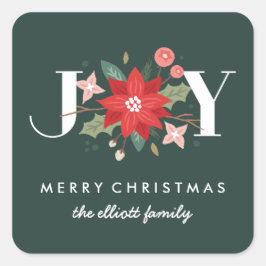 Joy Flourish Sticker - Pine