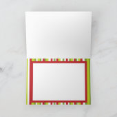 JOY Folded Scripted kerstkaart-BLANK Inside Feestdagen Kaart (Binnen)