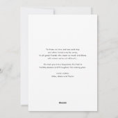 JOY Foliage Lettering Green Photo Collage Feestdagenkaart (Achterkant)