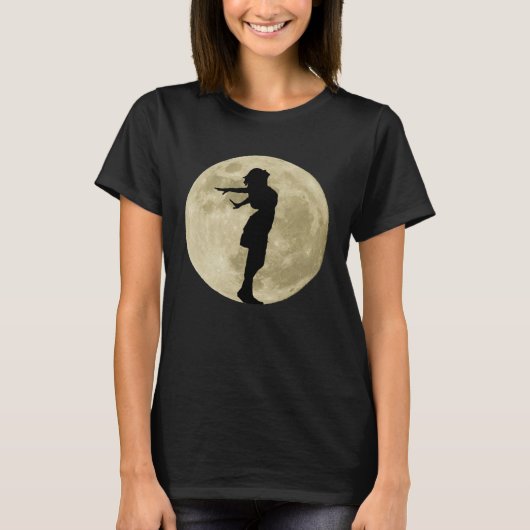 Joy for life full moon positive radiance optimism t-shirt (Voorkant)