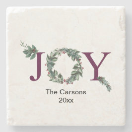 Joy for the holidays ornament  stenen onderzetter