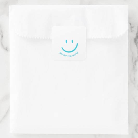 Joy for the World Smiley Face Sticker (Tas)
