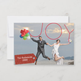 Joy-foto - 3x5 kerstkaart kaart