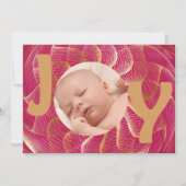 Joy Foto Feestdagenkaart (Voorkant)