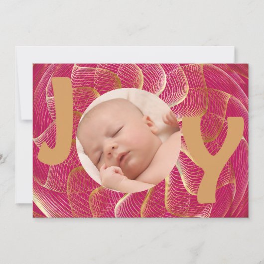 Joy Foto Feestdagenkaart (Voorkant)