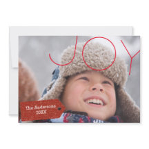 Joy-foto - kerstkaart