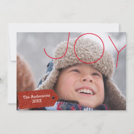 Joy-foto - kerstkaart