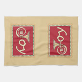 Joy French Horn Vakantie Theedoek (Horizontaal)