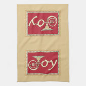 Joy French Horn Vakantie Theedoek (Verticaal)