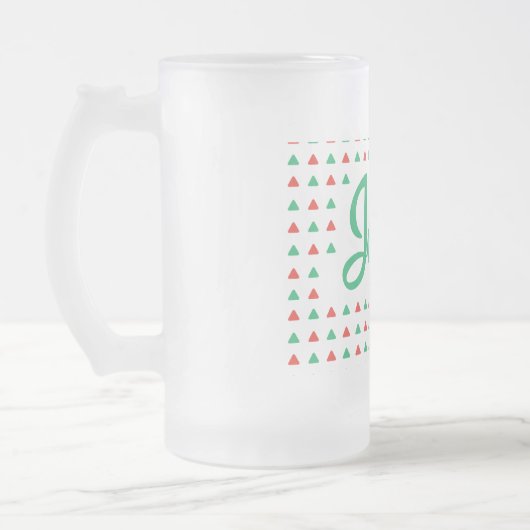 Joy Frosted Glass Beer Mok (Links)