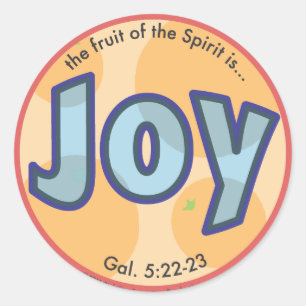 Joy Fruit van de Spirit Spots Sticker