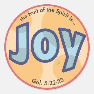 Joy Fruit van de Spirit Spots Sticker