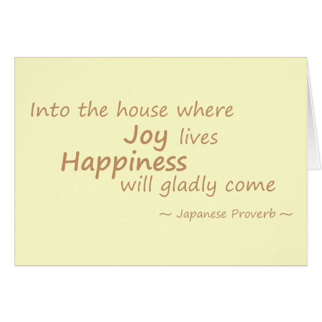 Joy, geel geluk (Voorkant Horizontaal)