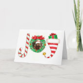Joy gepersonaliseerde foto kerst Kaart (Voorkant)