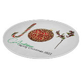 Joy gepersonaliseerde snoeprietversiering heilig snijplank (Hoek)