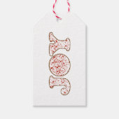 Joy Gift Tag Cadeaulabel (Voorkant)