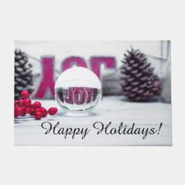 Joy Glass Ball Holiday Collectie Deurmat