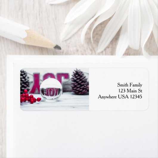 Joy Glass Ball Holiday Collectie Etiket (Insitu)