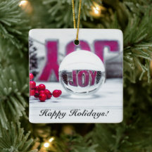 Joy Glass Ball Holiday Collectie