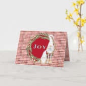 Joy Gnomes Holiday Kerstmis Kaart (Gele Bloem)