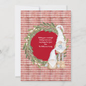 Joy Gnomes Kerstmis Kaart (Achterkant)