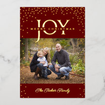 JOY Gold Confetti Dark Red Merry 2-foto