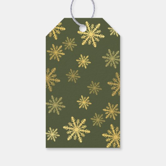 Joy + Gold Foil | FEESTDAGEN Cadeaulabel (Achterkant)