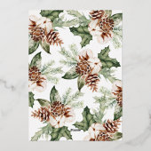 Joy Gold Foil Holiday-kaart Folie Feestdagenkaart (Achterkant)