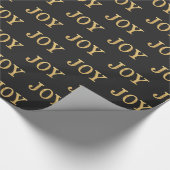 JOY (goud) Cadeaupapier (Hoek)