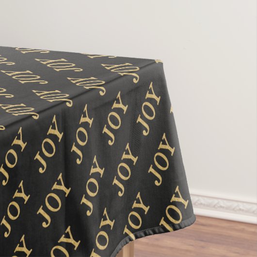 JOY (goudglitter) Tafelkleed (Voorbeeld)