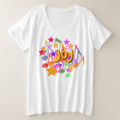 Joy Grote Maat T-shirt (Design voorkant)