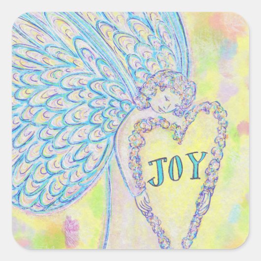Joy Guardian Angel Art Custom Decal Sticker (Voorkant)