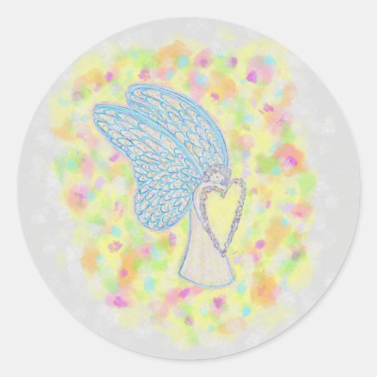 Joy Guardian Angel Art Custom Decal Stickers (Voorkant)