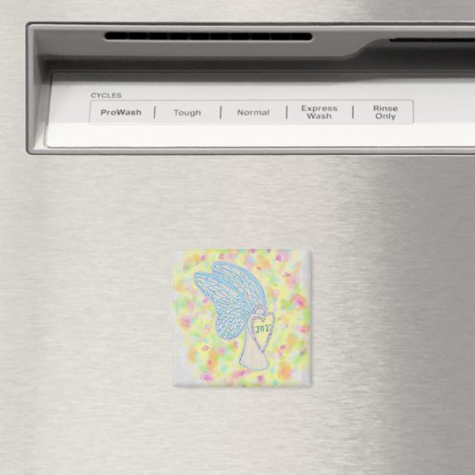 Joy Guardian Angel Art Custom Fridge Magnets Magneet (Insitu (Vaatwasser))